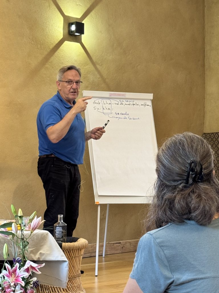 Enseignement sur le Lojong avec Jean Guy