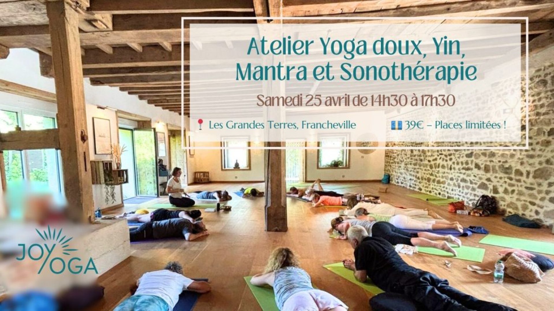 Atelier Joy Yin yoga 25 avril