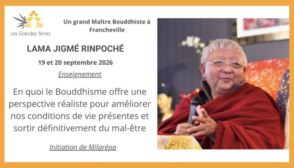 Jigme Rinpoche - septembre 2026