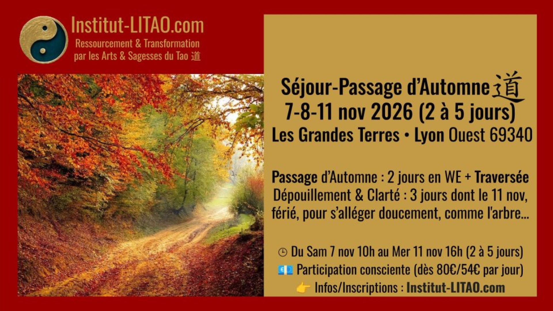 LITAO - SPA - Séjour Passage d'Automne - 2026 - LYON-GT-V2