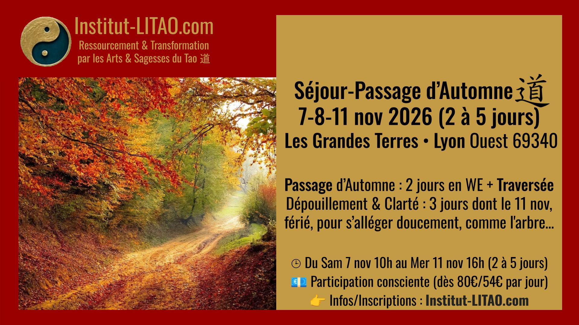 LITAO – SPA – Séjour Passage d’Automne – 2026 – LYON-GT-V2