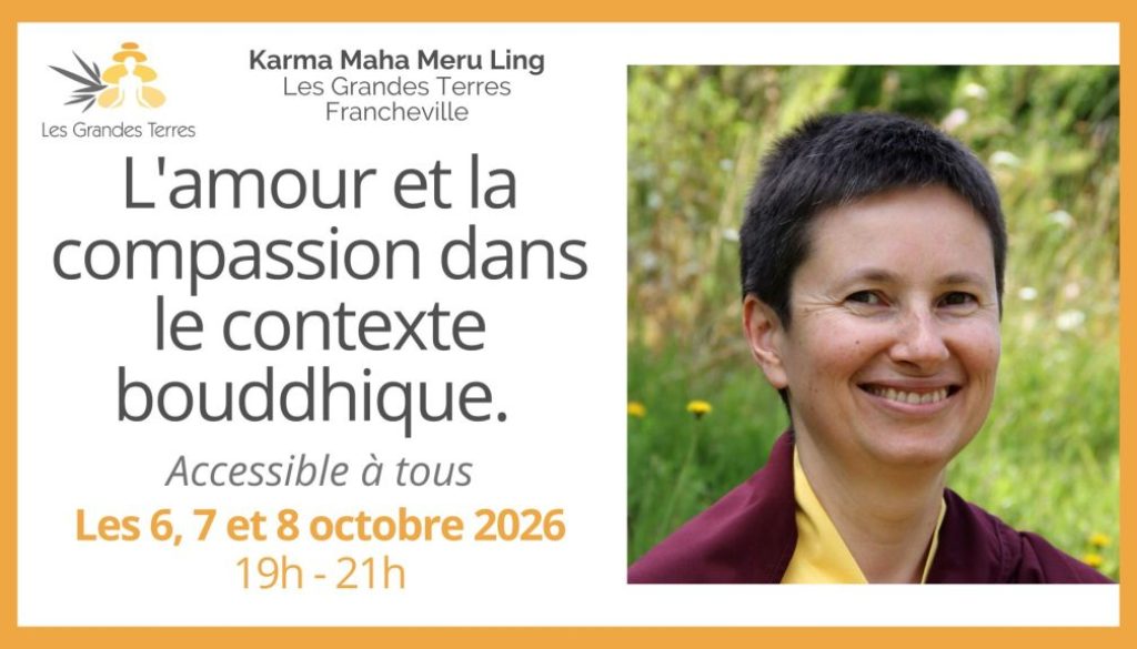 6-7-8 octobre 2026 Boudhisme